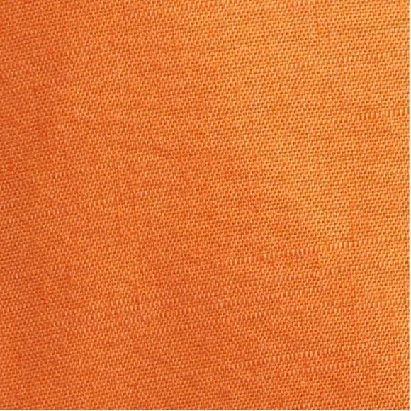 Veronica Beard Nagano Linen Blend Mini Shirtdress Orange Size 0 - Picture 4 of 9